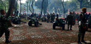 Meriam Buatan Switzerland Ini Jadi Spot Foto Peringatan HUT RI