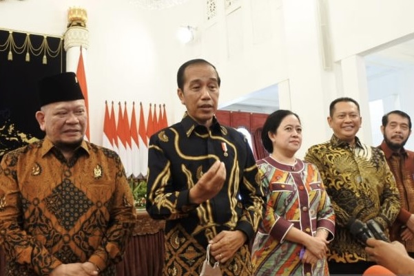 Selama 2,5 Jam Presiden Temui Para Pimpinan Lembaga Tinggi Negara