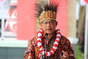 Mendagri Tito Sampaikan 4 Pesan Saat Pimpin Upacara di Perbatasan Indonesia