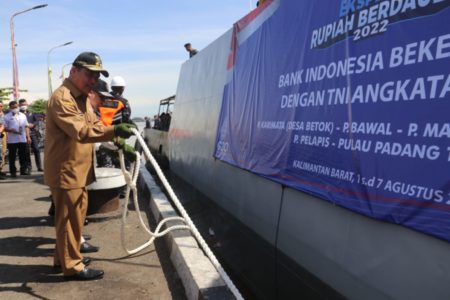 Ekspedisi Rupiah Berdaulat 2022, Wagub: Tidak Ada Lagi yang Tak Kenal Rupiah di Pedalaman Kalbar
