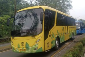 Mudahkan Mobilisasi, UI dan Damri Hadirkan Bus Kuning di Kawasan Kampus