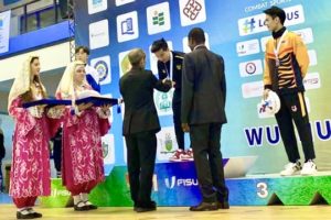 Seraf Naro Siregar Raih Medali Emas Wushu di FISU Sport Combat Games 2022 di Turki