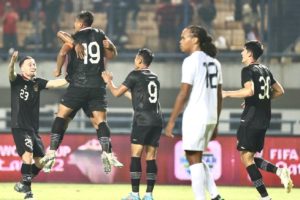 Gol Backheel Dimas Drajat Pastikan Kemenangan Indonesia atas Curacao
