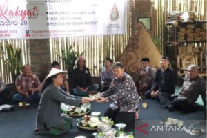 Dukung Suksesnya G20, Warga Bumiharjo Borobudur Lakukan Selamatan dan Deklarasi