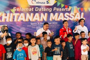 Berbagi Ceria di HUT Ke-53, Elnusa Gelar Khitanan Massal di Talang Akar Pendopo