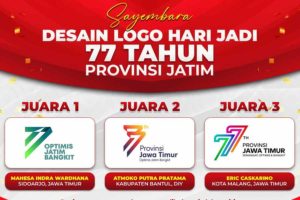 Ini Daftar Pemenang Lomba Logo Hari Jadi ke-77 Provinsi Jatim