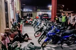 Jawab Keresahan Warga, Polres Tapanuli Utara Amankan Tujuh Pelaku Balap Liar