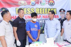 Polres Kediri Amankan Pengedar Narkotika Antar Pulau