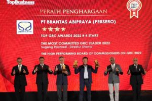 Brantas Abipraya Raih Tiga Award Governance Risk & Compliance