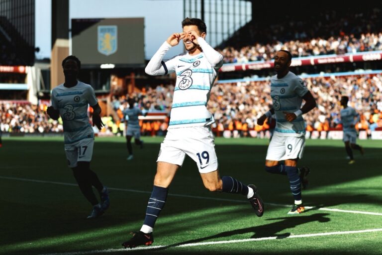 Aston Villa Tak Beruntung, Dua Gol Mason Mount Pastikan Kemenangan Chelsea