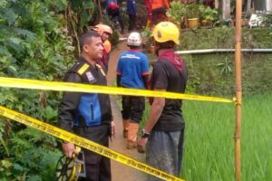 Tewaskan Seorang Warga, Polisi Jaga Lokasi Longsor di Sukabumi