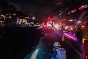 Jalan di Piyungan Amblas, Polres Gunungkidul Berlakukan Rekayasa Lalin