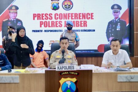 Polres Jember Tangkap Residivis Pelaku Perampokan 2 Kilogram Emas