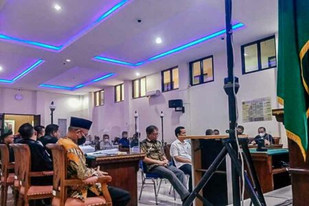 Persidangan kasus dugaan suap Universitas Lampung