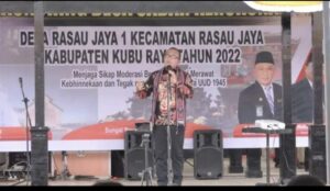 Desa Sadar Kerukunan, Wakil Bupati Kubu Raya: Terus Bangun Kerukunan