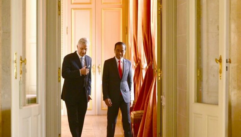 Presiden Jokowi Temui Raja Belgia Philippe Leopold Louis Marie