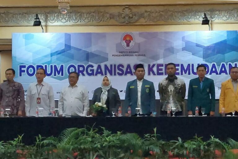 Forum Organisasi Kepemudaan di Golden Boutique Hotel, Jakarta Pusat, Senin (12/12/2022) malam
