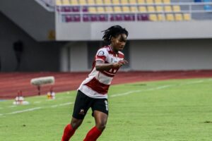 Jadwal Siaran Langsung dan Link Live Streaming Madura United vs Bali United di Indosiar Pemain Madura United, Ronaldo Kwateh