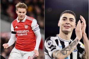 Arsenal vs Newcastle: Odegaard Atau Almiron yang Akan Berjaya