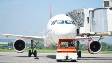 Pesawat di Bandara Ahmad Yani Semarang