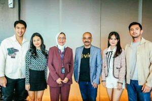 Para pemeran serial drama 'Progresnya Berapa Persen?'