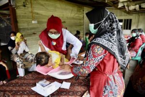 Berhasil Turunkan Angka Stunting, Pertamina Hulu Rokan Dapat Pujian dari Presiden Jokowi