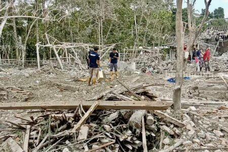 Ledakan Petasan di Blitar, 4 Orang Meninggal Dunia dan 25 Rumah Hancur