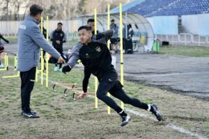Jelang Laga Pertama Piala AFC U-20, Indonesia U-20 Terus Adaptasi Cuaca di Uzbekistan