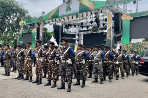 Ramaikan Puncak Satu Abad NU, 12 Ribu Banser Tampilkan Koreografi Kolosal