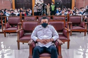 Sidang putusan perkara pidana Ferdy Sambo di Pengadilan Negeri Jakarta Selatan