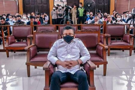 PN Jaksel Vonis Mati Ferdy Sambo Sidang putusan perkara pidana Ferdy Sambo di Pengadilan Negeri Jakarta Selatan