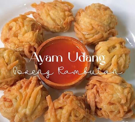 Ide Cemilan Buka Puasa Ayam Udang Goreng Rambutan, Intip Resep Nggak Neko-neko