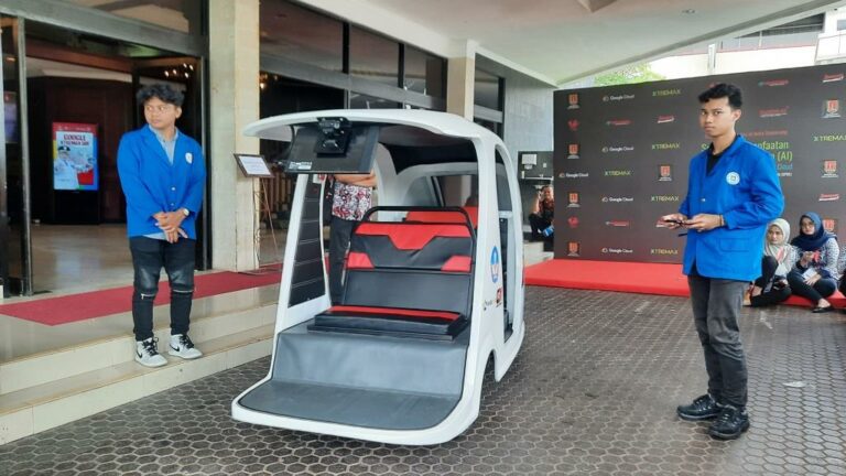 Penampakan Becak Listrik Beciku Udinus bakal Nampang di Kota Lama