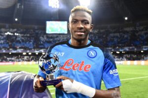 Napoli vs Frankfurt, Victor Osimhen Cetak 2 Gol di Stadion Diego Maradona