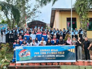 Peringati Bulan K3, Pertamina EP Limau Field Gelar Edukasi Migas di SMAN 1 Gunung Megang