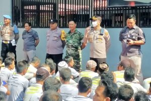 Hari Bhakti Pemasyarakatan, Polresta Mojokerto Beri Pembinaan Keamanan di Lapas Kelas II Mojokerto