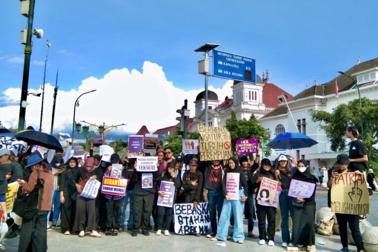 Suarakan Perjuangan Perempuan, IWD Yogyakarta Gelar Aksi di Titik Nol Kilometer