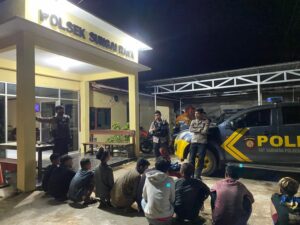 Sekelompok Remaja Perang Sarung Ditangkap Polisi