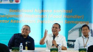 Jamin Kebersihan Tenant Kuliner Bandara Ahmad Yani Semarang Gelar Higiene Sanitasi Penjamah Makanan