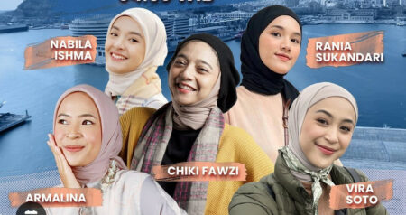 5 Host Cantik di Muslim Travelers NET TV, Ada Chiki Fawzi, Nabila Ishma, Vira Soto, Rania Sukandari, Armalina