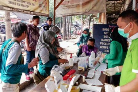 Bulan Ramadhan, Satgas Pangan Gabungan Polres Kediri Sidak Dua Pasar Tradisional Badan Pengawan Obat dan Makanan