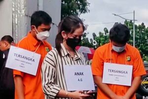 Reksonstruksi kasus penganiayaan dengan korban Cristalino David Ozora Latumahina (foto: istimewa)
