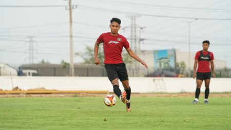 Marselino Ferdinan dan Cuaca Panas Menyengat jelang Timnas Indonesia VS Filipina SEA Games Kamboja 2023