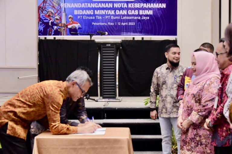 PT Elnusa Jalin Kerja Sama dengan BUMD Riau Kembangkan Bisnis Migas