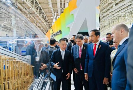 Angklung Berteknologi Pneumatik Tampil di Pameran Hannover Messe 2023