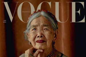 Jadi Model Sampul Tertua Majalah Vogue, Apo Whang-Od Bergaya ala The Thinker Apo Whang-Od