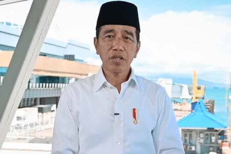 Tangkapan layar video ucapan Selamat Idul Fitri Presiden RI Joko Widodo di kanal Youtube Sekretariat Presiden