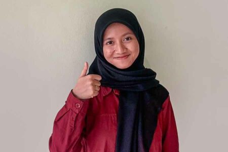 Amrina Rosyadah, mahasiswa Universitas Nahdlatul Ulama Surabaya (Unusa)