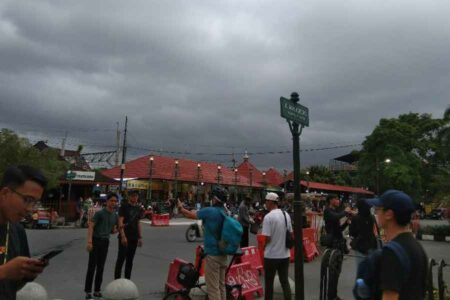 Suasana di kawasan Malioboro, Yogyakarta (foto: Rizki Liasari, pilar.id)