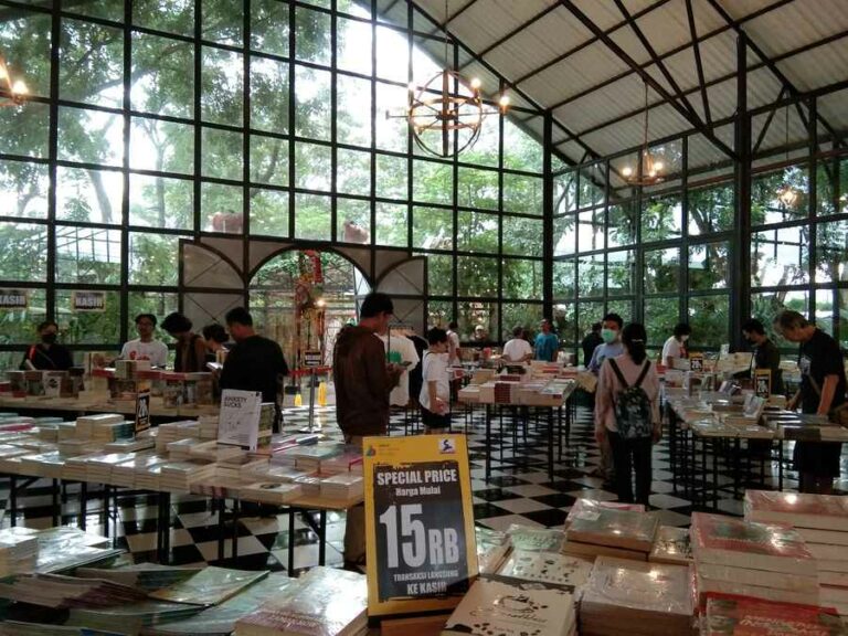 Gelaran Jogja Art+ Books Festival 2023 di The Ratan, Jalan Ring Road Selatan Nomor 93, Glugo, Kalurahan Panggungharjo, Sewon, Bantul (foto: Rizki Liasari, pilar.id)